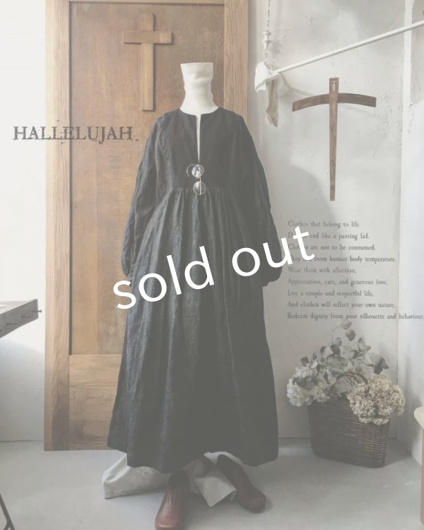 画像3: HALLELUJAH／La Bergère (1880′s)羊飼いローブ・グレンチェック (3)