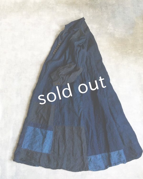 画像7: HALLELUJAH／1920s　Nomad Dress　ノマドドレス・インディゴ (7)