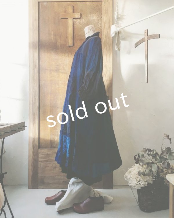 画像11: HALLELUJAH／1920s　Nomad Dress　ノマドドレス・インディゴ (11)