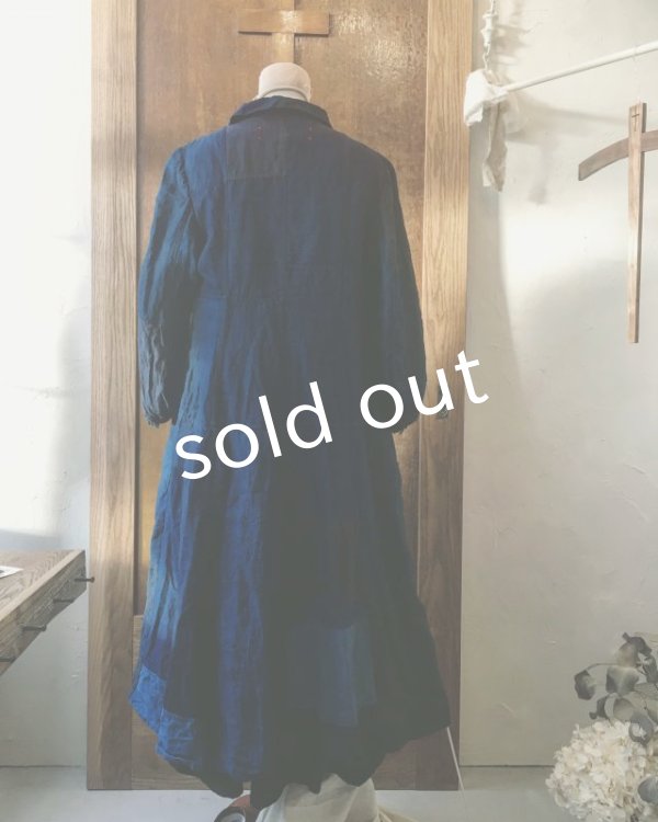 画像12: HALLELUJAH／1920s　Nomad Dress　ノマドドレス・インディゴ (12)