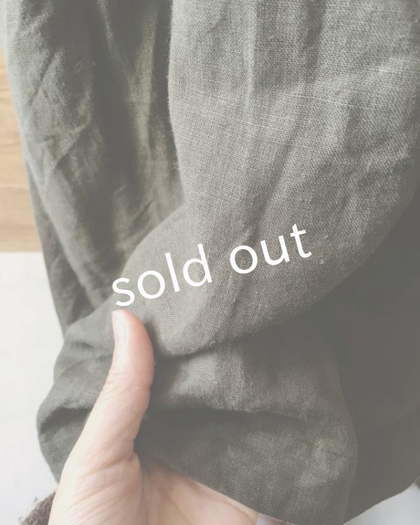 画像5: HALLELUJAH／La Bergère (1880′s)羊飼いローブ・カーキ [lotus] (5)