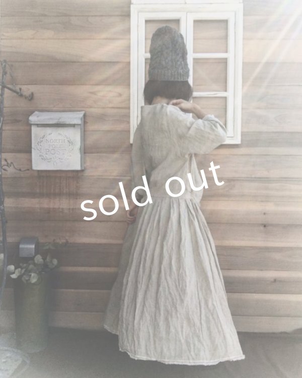 画像18: MARCHE' DE SOEUR/ワンショルダーワンピース・綿麻ギンガム (18)