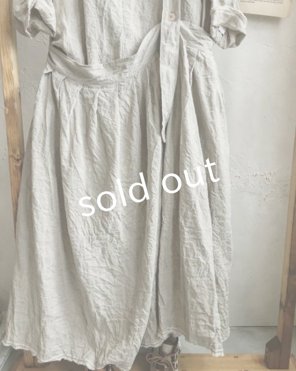 画像3: MARCHE' DE SOEUR/ワンショルダーワンピース・生成り (3)