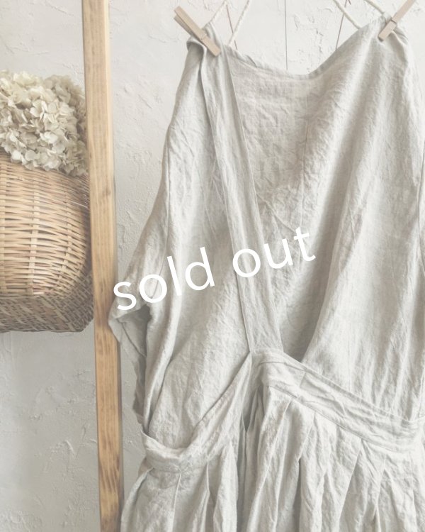 画像8: MARCHE' DE SOEUR/ワンショルダーワンピース・生成り (8)