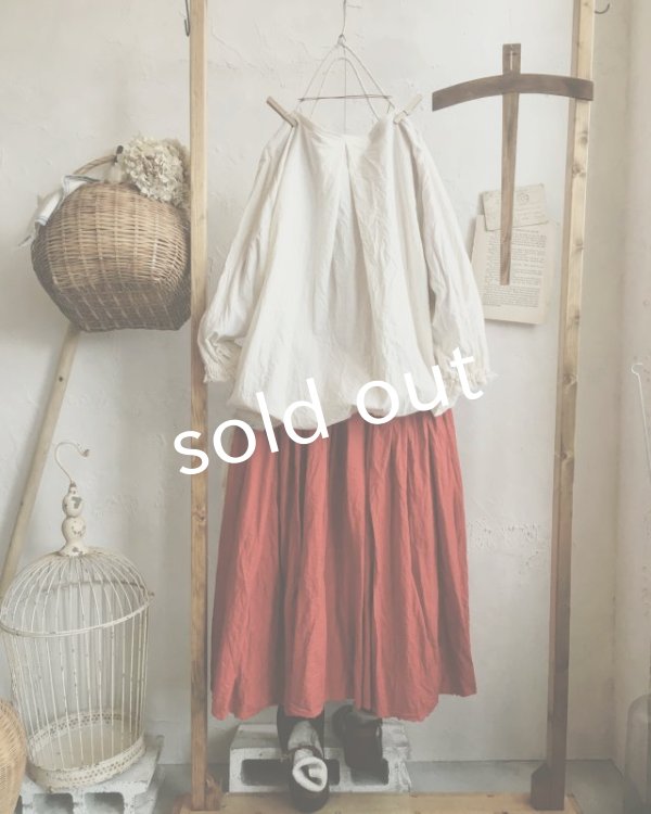 画像8: MARCHE' DE SOEUR/くしゅリボンプルオーバー・アンティークミルク (8)