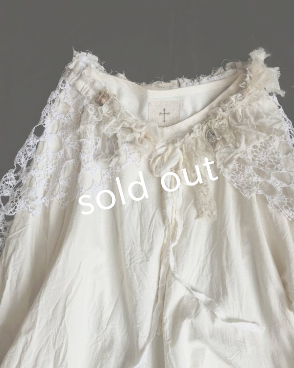画像5: pollenbienco/アンティークレースの教会ワンピース・b (5)