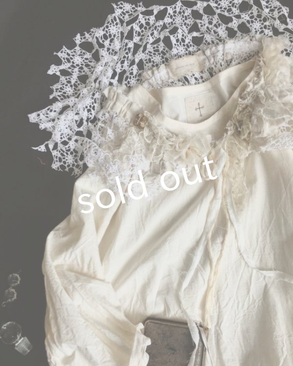 画像3: pollenbienco/アンティークレースの教会ワンピース・b (3)