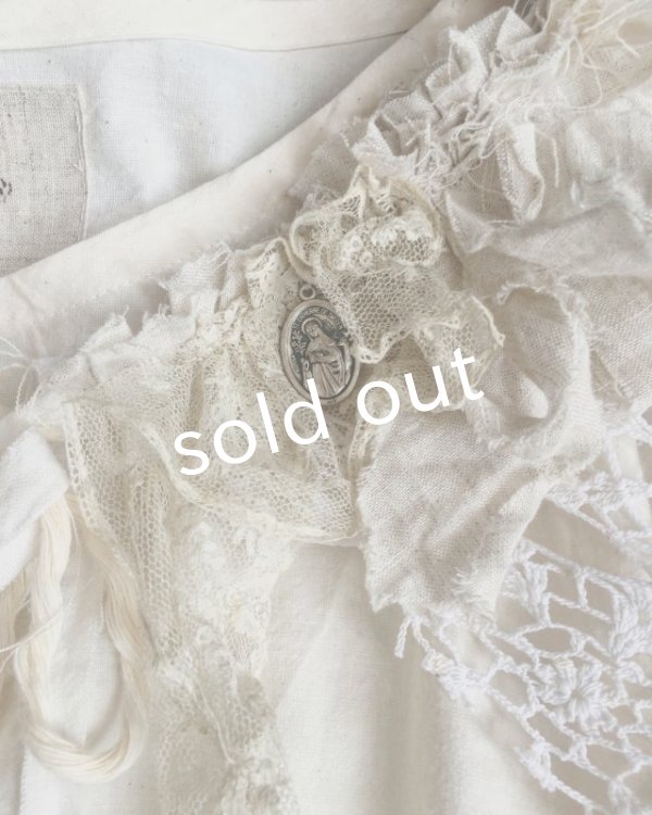 画像6: pollenbienco/アンティークレースの教会ワンピース・b (6)