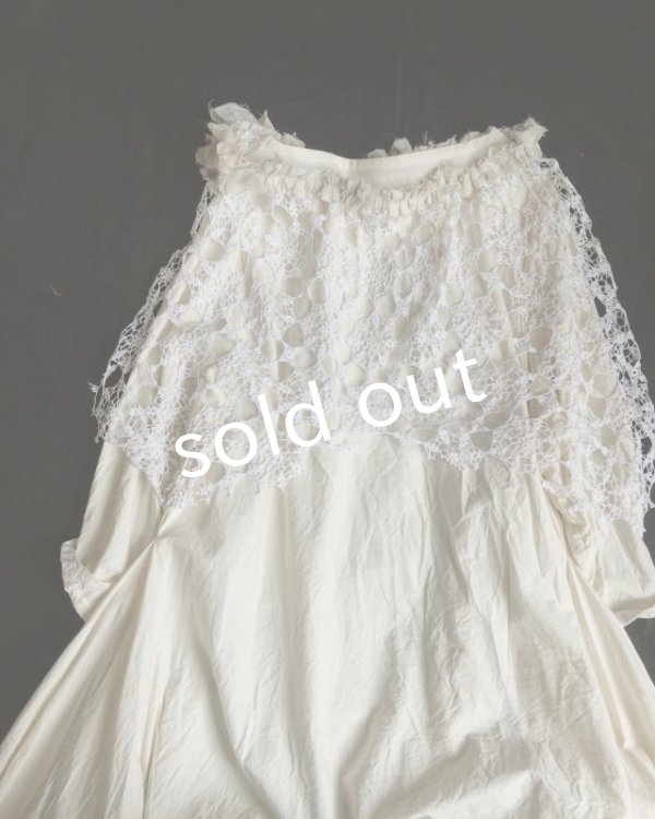 画像7: pollenbienco/アンティークレースの教会ワンピース・b (7)