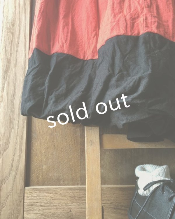 画像4: MARCHE' DE SOEUR/ポケットスカート・朱赤 (4)