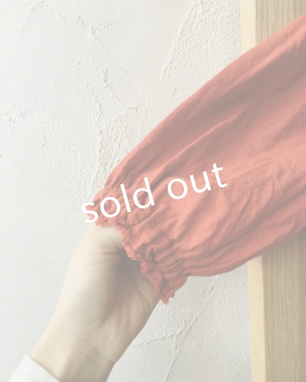 画像4: MARCHE' DE SOEUR/くしゅリボンプルオーバー・朱赤 (4)