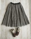 画像6: MARCHE' DE SOEUR/二枚仕立てのスカート・黒×ネイビーギンガム (6)