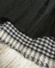 画像5: MARCHE' DE SOEUR/二枚仕立てのスカート・黒×ネイビーギンガム (5)