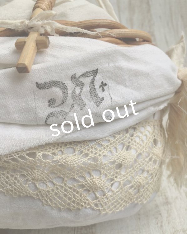 画像7: pollenbienco／アンティークレースのかごバッグ・祈りのメダイ (7)