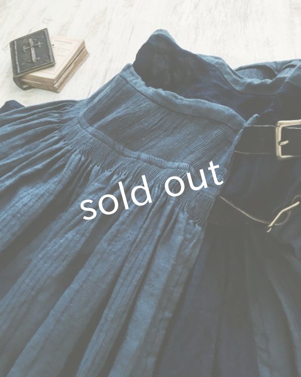 画像5: HALLELUJAH/Kilt Stripe キルトスカート・indigo navy (5)