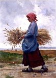 画像14: HALLELUJAH／1890's Bourgeron　1890年代　羊飼いシャツワンピース・flax (14)