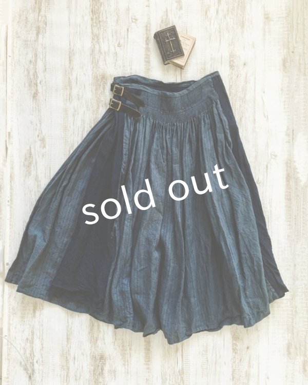 画像6: HALLELUJAH/Kilt Stripe キルトスカート・indigo navy (6)