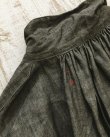 画像7: HALLELUJAH／1890's Bourgeron　1890年代　羊飼いシャツワンピース・墨染charcoal (7)