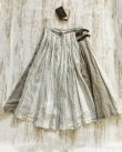 画像4: HALLELUJAH／Kilt Stripe キルトスカート・off white/flax (4)