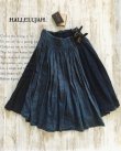 画像1: HALLELUJAH/Kilt Stripe キルトスカート・indigo navy (1)
