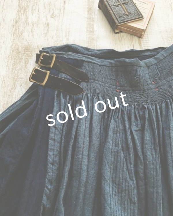 画像8: HALLELUJAH/Kilt Stripe キルトスカート・indigo navy (8)