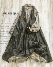 画像1: HALLELUJAH／Robe de femme de chambre no.4 小間使いローブ・墨染charcoal (1)