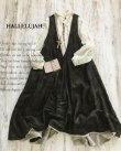 画像1: HALLELUJAH／Robe de femme de chambre no.4 小間使いローブ・墨染dark　charcoal (1)