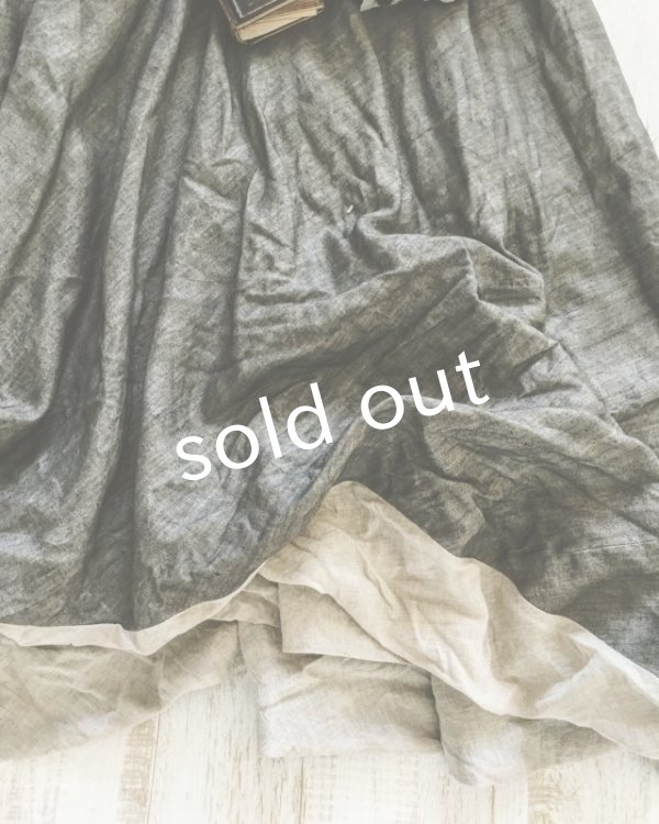 画像6: HALLELUJAH／Robe de femme de chambre no.4 小間使いローブ・墨染charcoal (6)