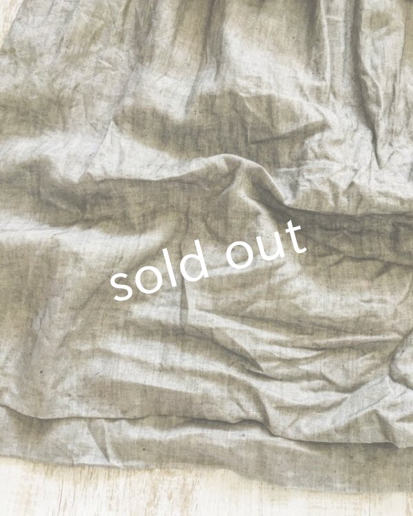 画像6: HALLELUJAH／1890's Bourgeron　1890年代　羊飼いシャツワンピース・墨染light charcoal (6)