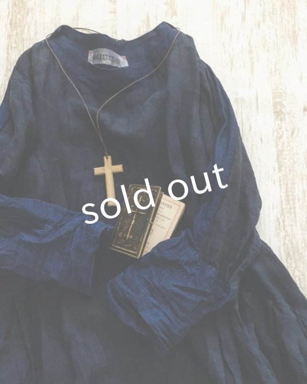 画像3: HALLELUJAH／Robe de Berger 羊飼いのローブ・indigo　navy (3)