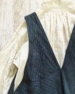画像5: HALLELUJAH／Robe de femme de chambre no.4 小間使いローブ・navy stripe (5)
