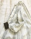 画像6: HALLELUJAH／1890's Bourgeron　1890年代　羊飼いシャツワンピース・off white stripe (6)