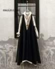 画像8: HALLELUJAH／Robe de femme de chambre no.4 小間使いローブ・navy stripe (8)