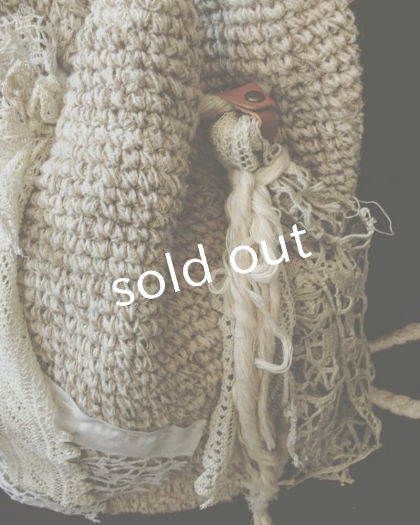 画像3: pollenbienco／アンティークレースフリンジバッグ (3)