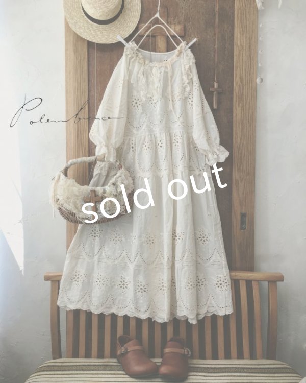 画像10: pollenbienco／十字架とアンティークレースのバスケット (10)