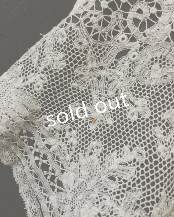 画像7: antique／1900's?司祭服ケープチュニック (7)