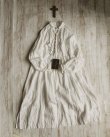 画像6: HALLELUJAH／1890's Bourgeron　1890年代　羊飼いシャツワンピース・off white (6)