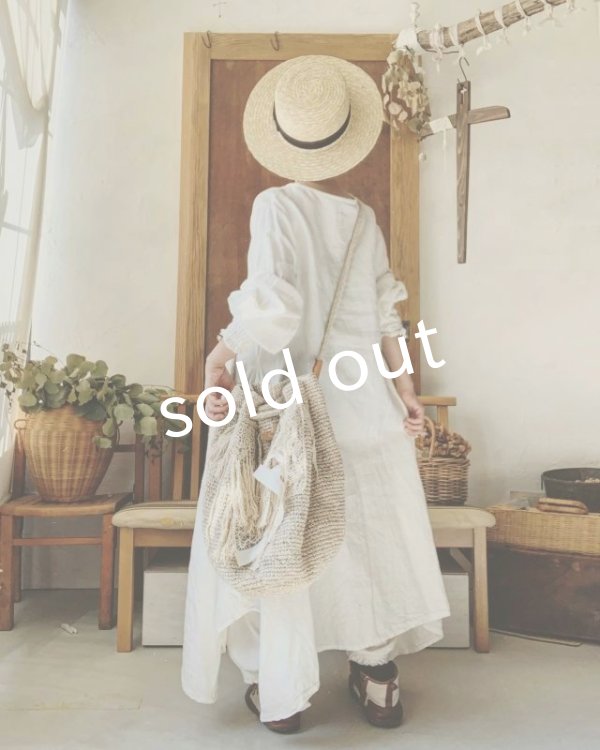 画像10: pollenbienco／アンティークレースフリンジバッグ (10)