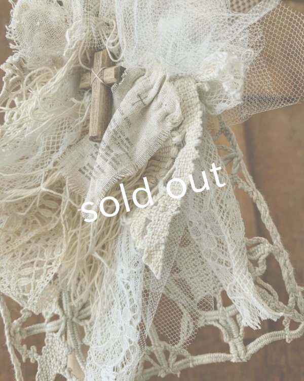 画像7: pollenbienco／アンティークレースのキャノチェ・ブラウン (7)