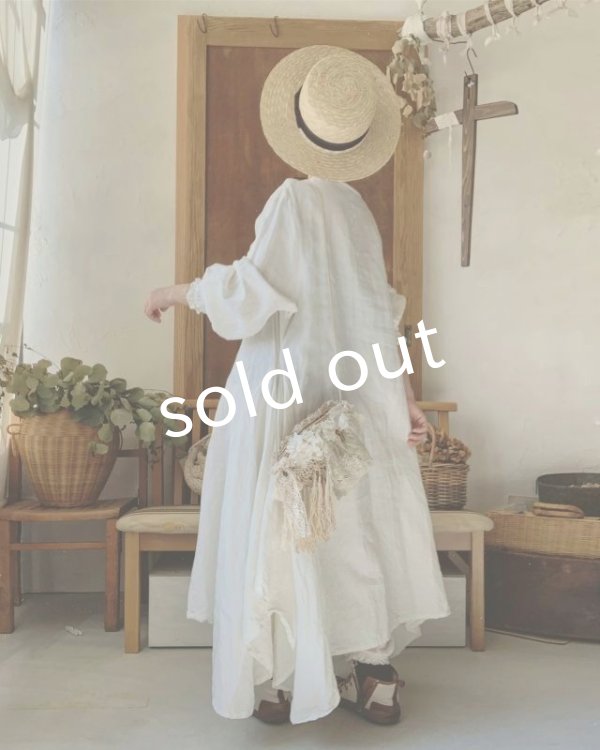 画像10: pollenbienco/アンティークレースのかごポシェット・a (10)