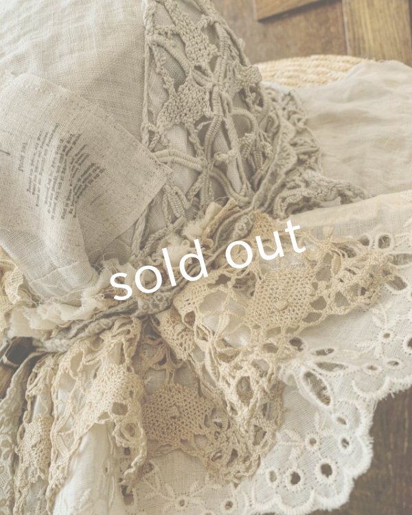 画像6: pollenbienco／アンティークレースのキャノチェ・フリル (6)