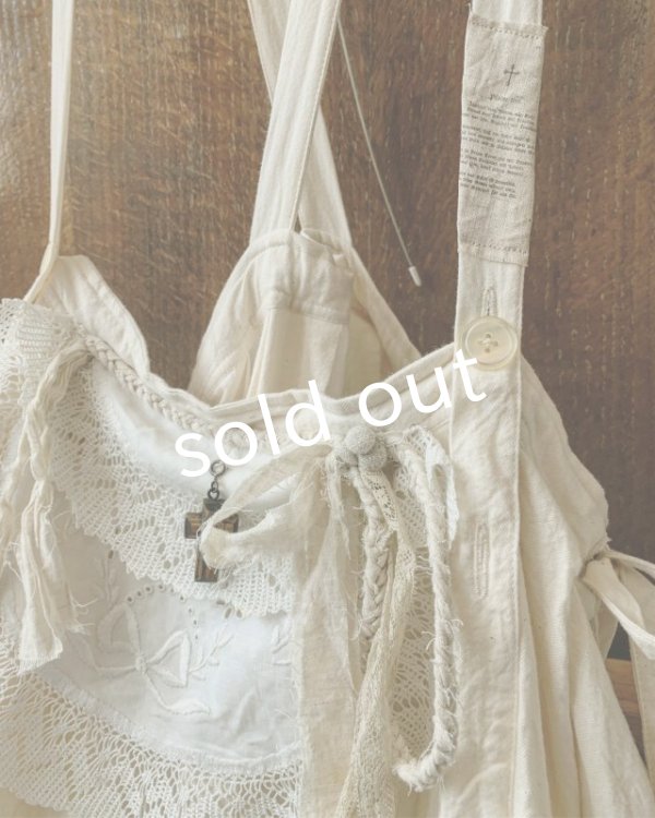 画像5: pollenbienco/アンティークレースの吊りスカート (5)