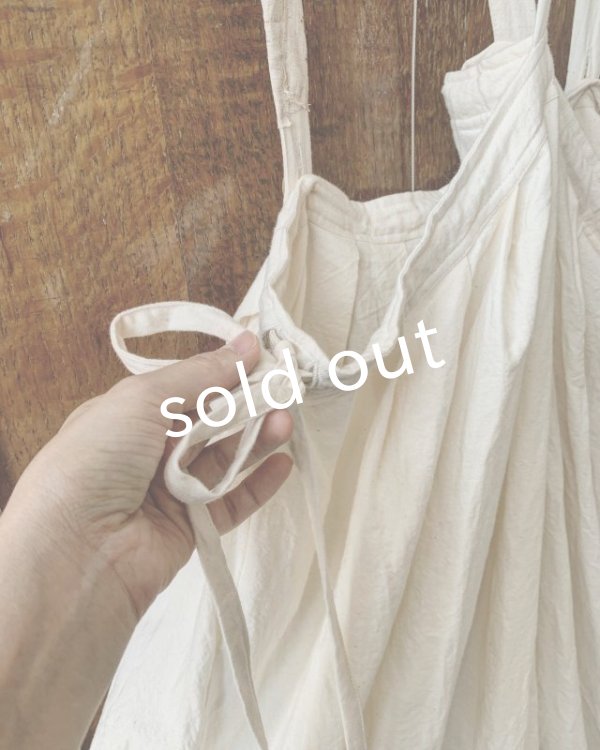 画像9: pollenbienco/アンティークレースの吊りスカート (9)