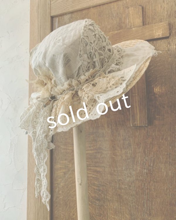 画像4: pollenbienco／アンティークレースのキャノチェ・フリル (4)