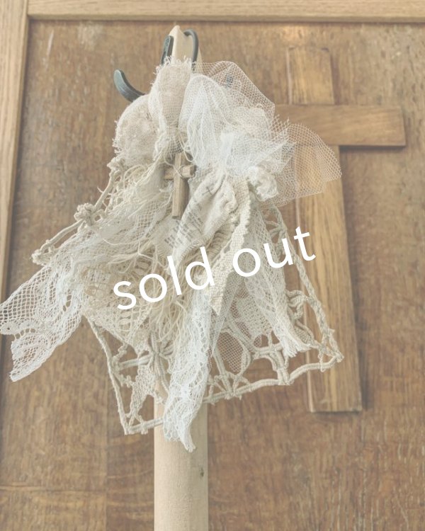 画像6: pollenbienco／アンティークレースのキャノチェ・ブラウン (6)