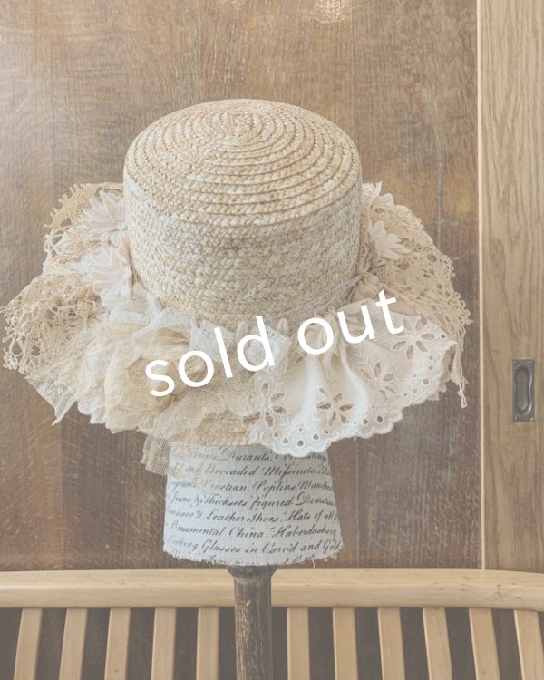 画像4: pollenbienco／アンティークレースのキャノチェ (4)