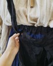 画像5: 【アウトレット】インディゴ染め・種蒔きBag付きスカート (5)