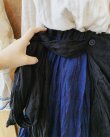 画像3: 【アウトレット】インディゴ染め・種蒔きBag付きスカート (3)