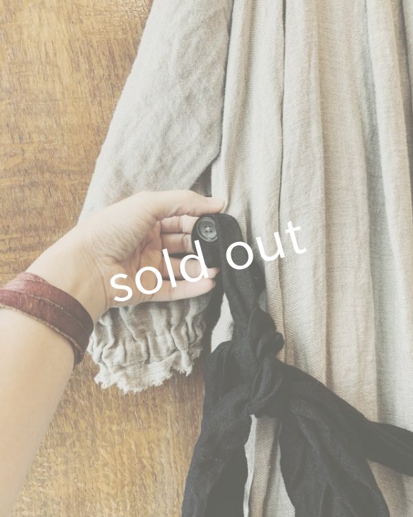 画像9: MARCHE' DE SOEUR／種蒔きBag付きワンピース ・生成り (9)