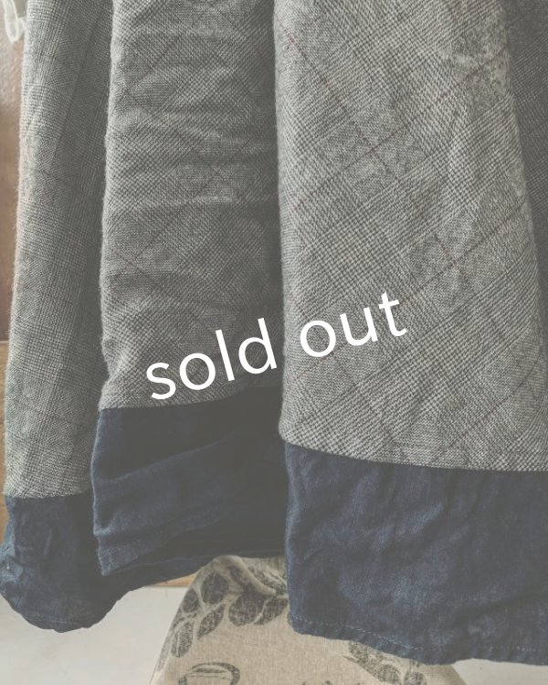 画像5: HALLELUJAH／Robe de femme de chambre 小間使いのローブ・グレンチェック (5)